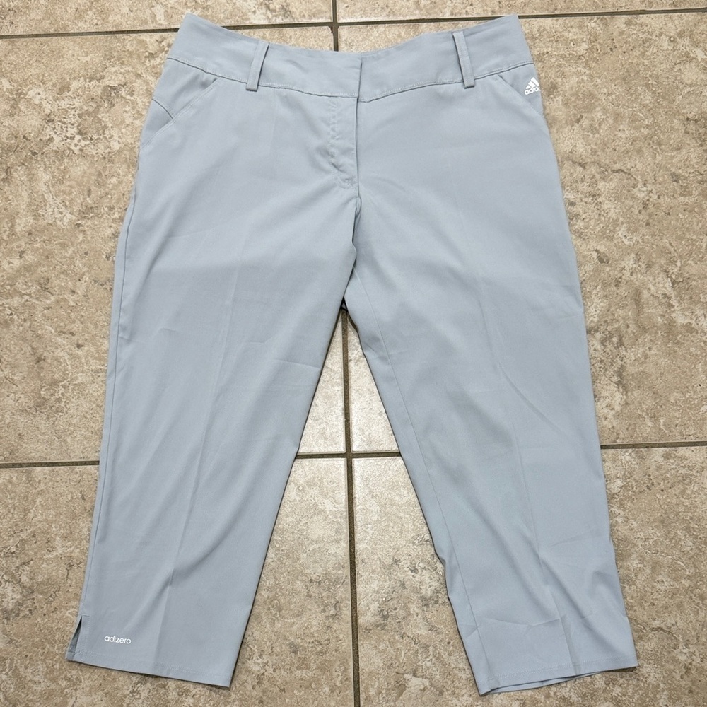 Adidas women's golf pants featuring moisture-absorbing AEROREADY technology✨Size